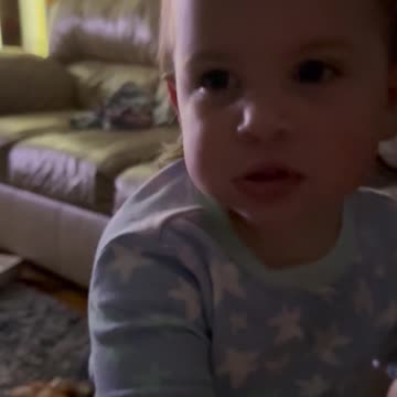 Making her first farting noises?! Lol!