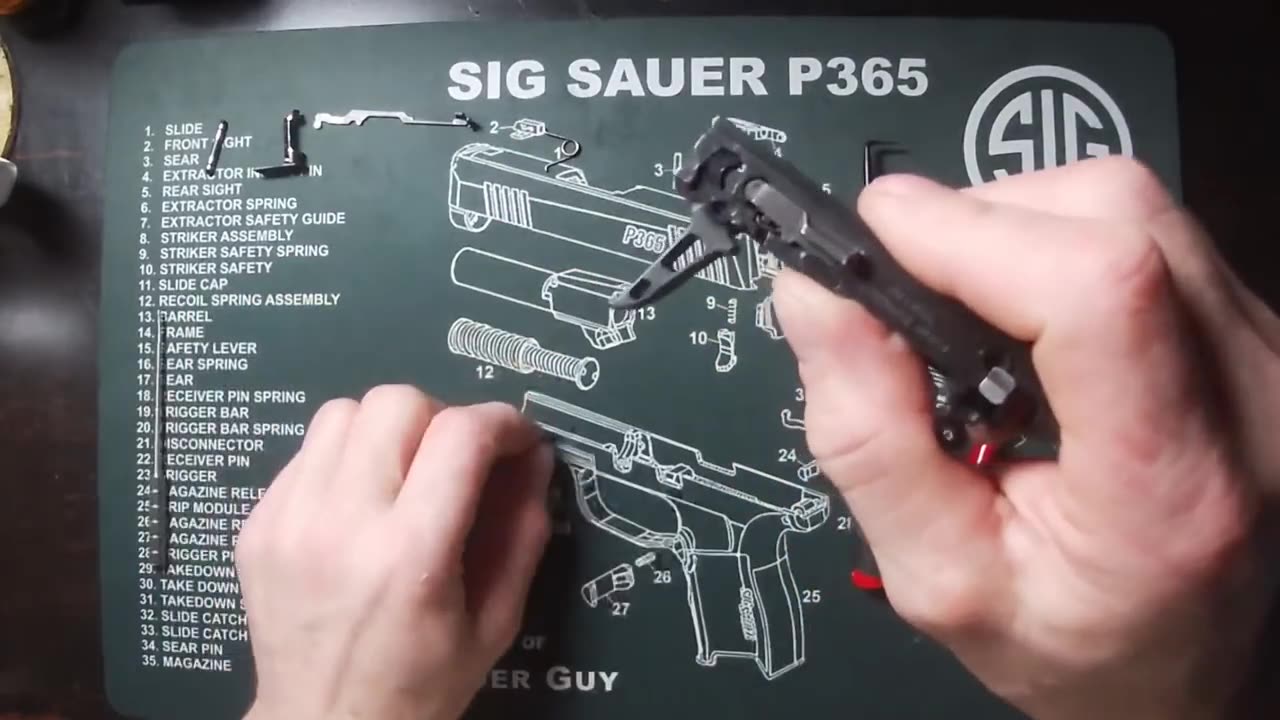 Armory Craft Sig Sauer P365 trigger installation video