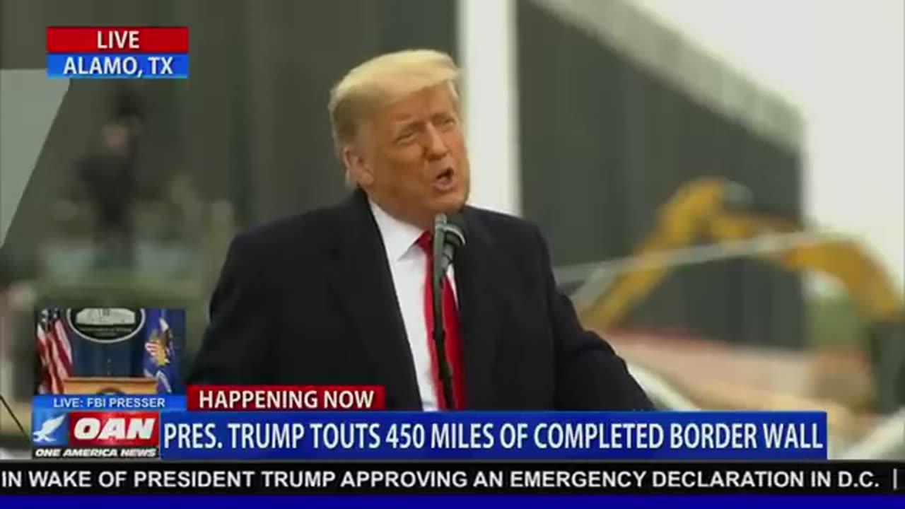 Presiden Trump Thanks Law Enforcement at the Southern Border