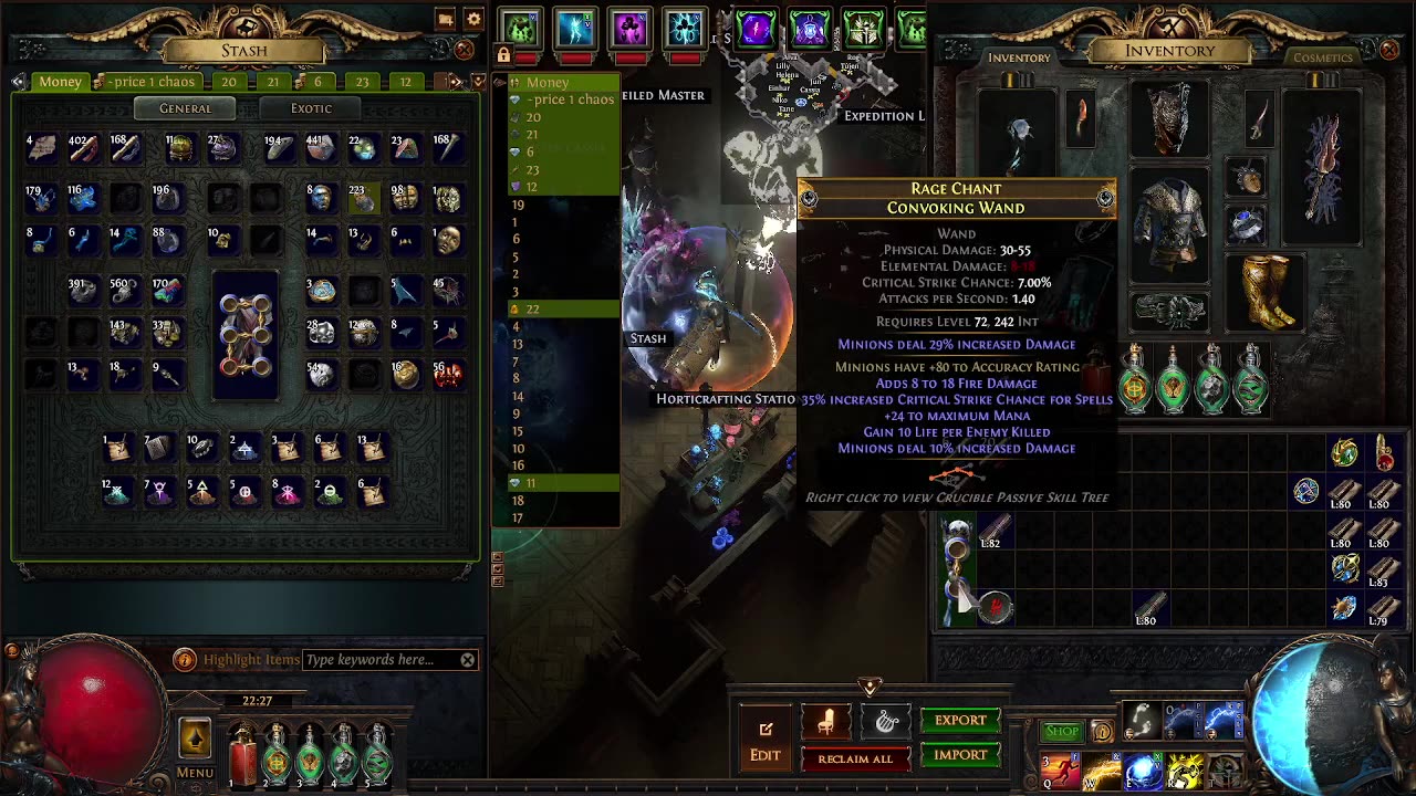 Path of Exile - Trying to finish my Atlas and Hit 18 Challenges
