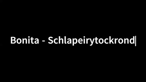 Bonita - Schlapeirytockrond