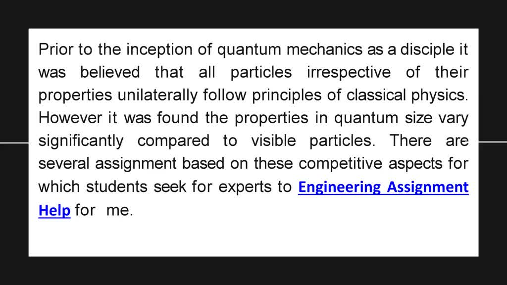 Introduction to Quantum Mechanics