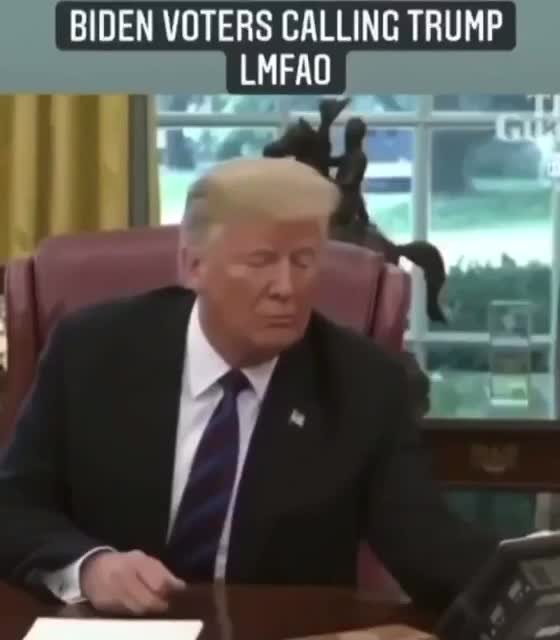 Trump takes calls from Biden Voters