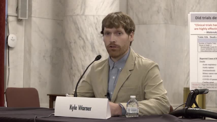 Expert Panel on Vaccine Mandates - Kyle Warner discusses his vaccine injury