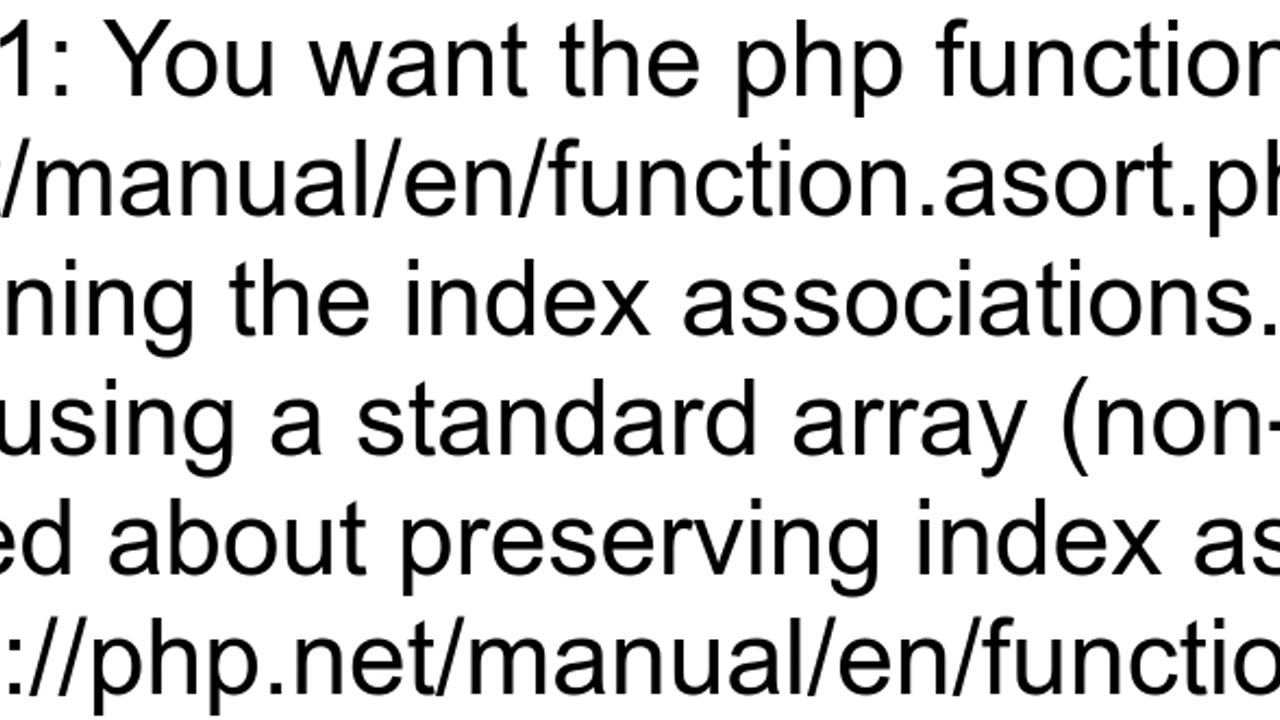 Alphabetically sort a flat associative array by values and preserve the original keys