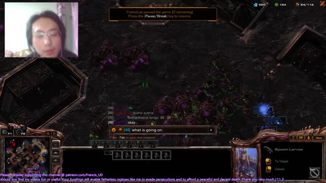 starcraft2 zerg v terran&protoss tonight with improved nydus worms&victories!