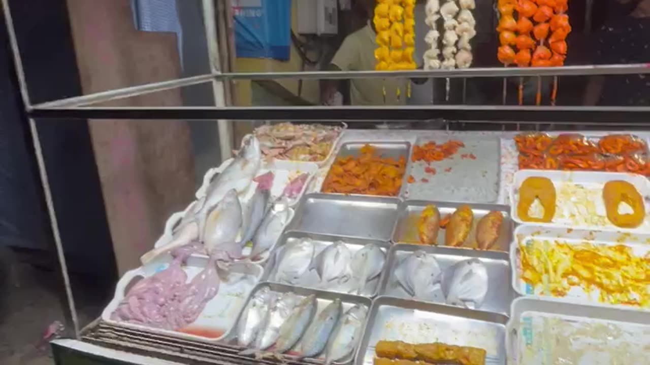 Digha fish stall | Fried fish Digha | Street food | Sea food
