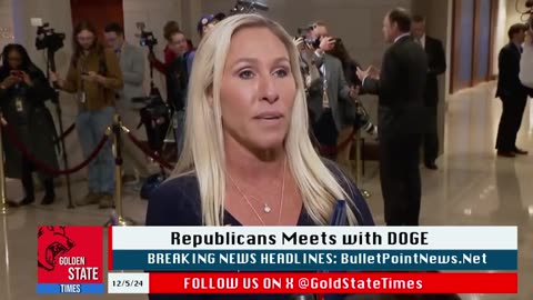 Golden State Times-MUST WATCH: MTG Blasts DC Swamp After DOGE Meeting!