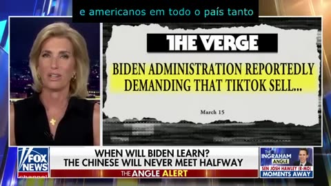Ingraham: por que Biden está protegendo Tik Tok?