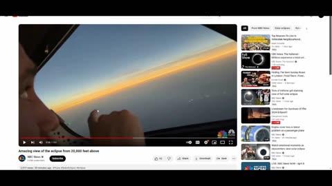 NBC hiding the Flat Earth and real Solar Eclipse 2024