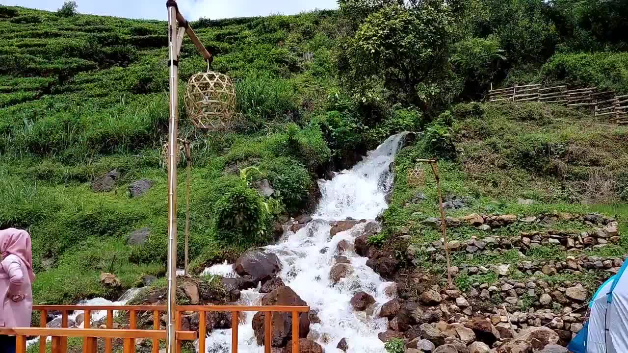 ECOPARK CURUG TILU CIWIDEY - Camping ground - waterfall - ticket and lodging review