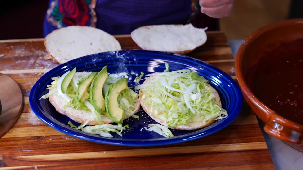 BEST RECIPES - Pambazo _ Making A 100 Year Old Mexican Sandwich Recipe