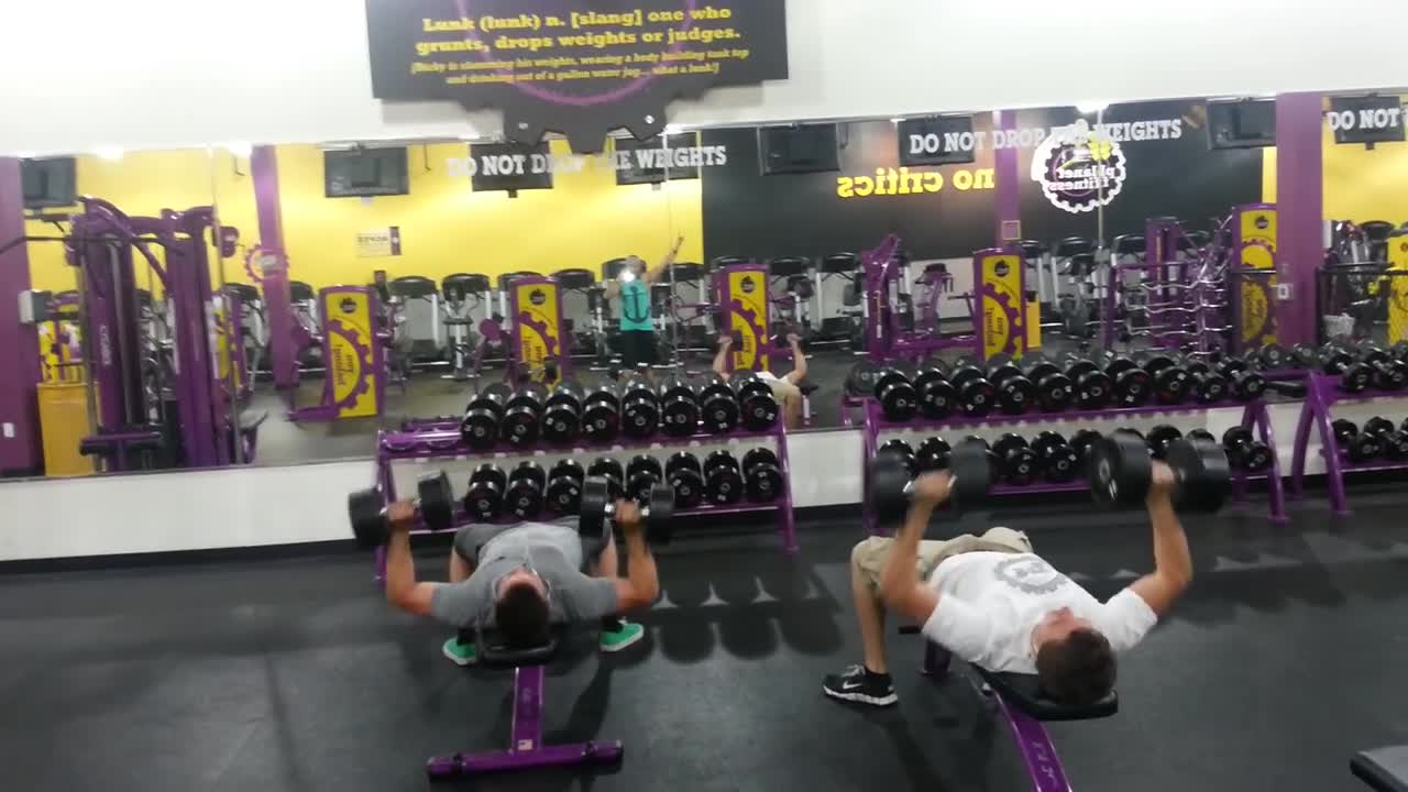 When lunk at planet fitness