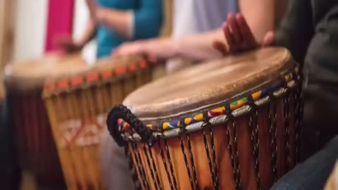 Relaxing drum beats to unwind from a busy day