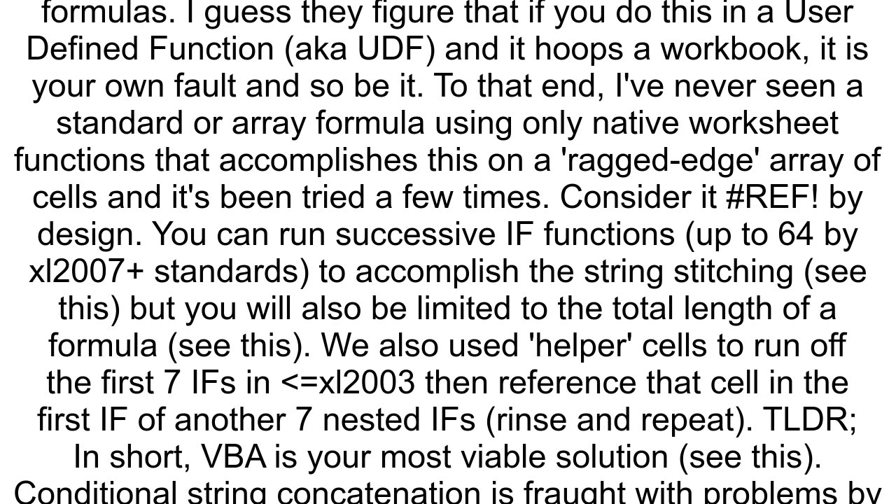 Concatenate values based on criteria