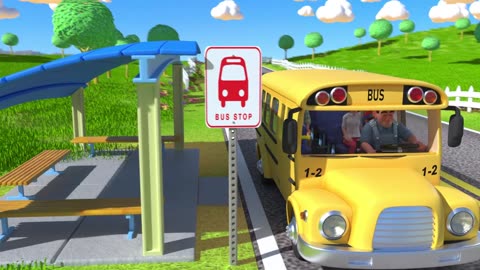 Wheels on the Bus | CoComelon Nursery Rhymes & Kids Songs