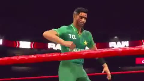 Cricket team Captains Pakistan Vs India WWE UNIVERSE