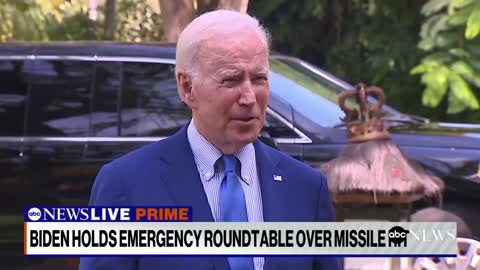 Biden speaks after emergency roundtable on missile hit in Poland