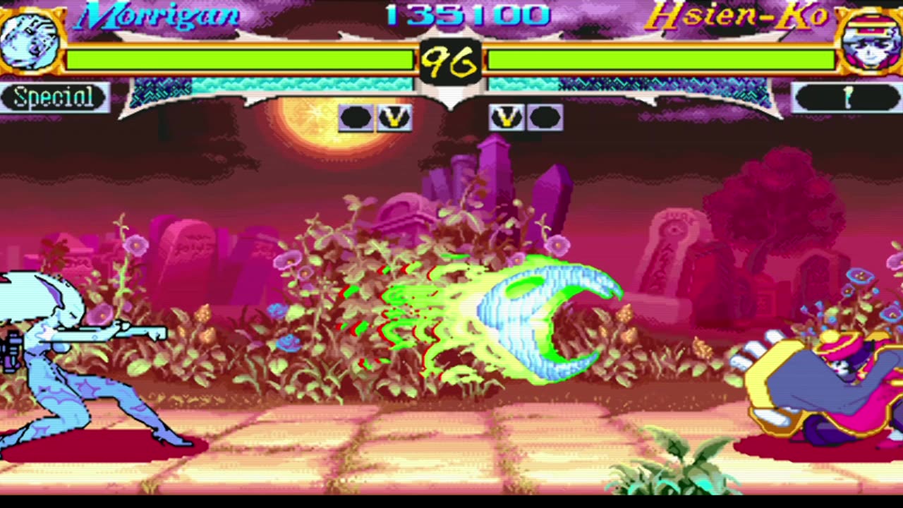 Morrigan vs Hsien-Ko