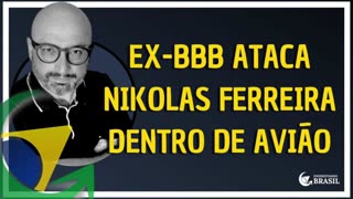 EX-BBB ATACA NIKOLAS FERREIRA DENTRO DE AVIÃO by Saldanha - Endireitando Brasil