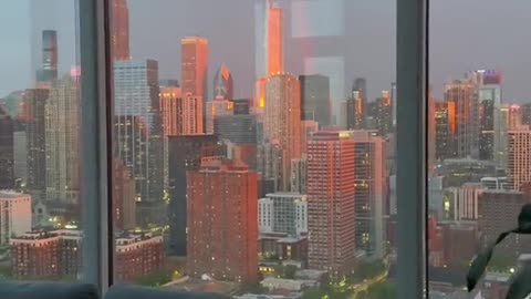 How it feels having the Chicago skyline in your living room