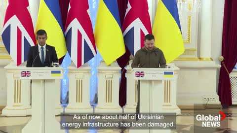 British PM Sunak makes surprise visit to Kyiv, announces new funding for Ukraine