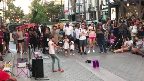 Despacito - Karolina Protsenko - Street Violin Performer (Kid) - Busking