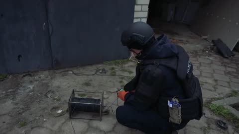Ukrainian Ordinance Disposal Unit Working Near Kherson