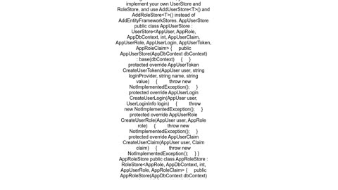 aspnet core authentication with IdentityDbContextltAppUser AppRole int AppUserClaim AppUserRole App