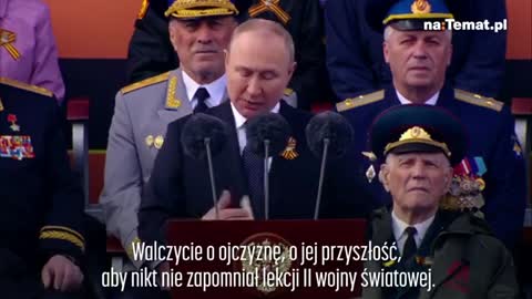 9 maj 2022_Dzień Zwycięstwa_Przemówienie Putina