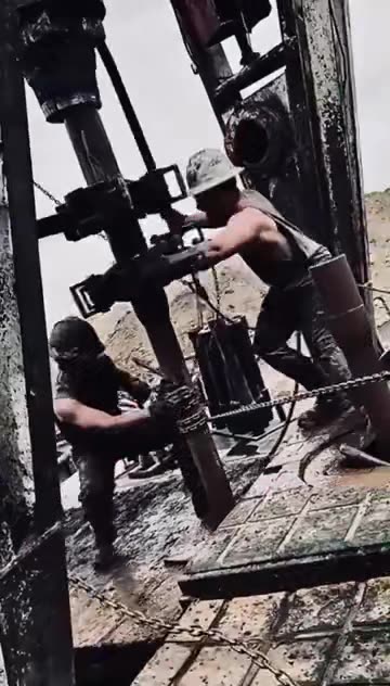 Oil well drilling looks absurdly dangerous