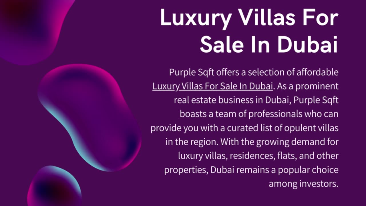 Property For Sale Dubai