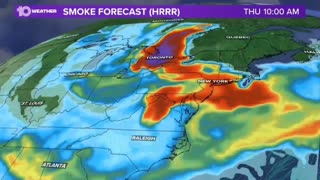 NYC Mayor Eric Adams tells ENTIRE city to stay indoors to avoid 'nicotine yellow' wildfire smoke