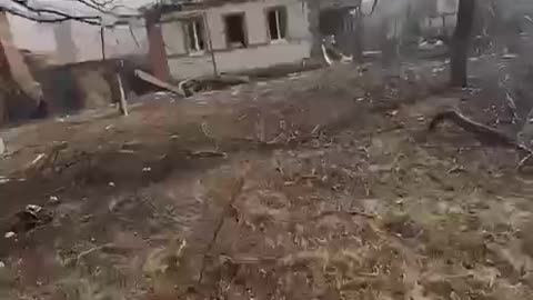 POV video: the enemy flees during the advance of the Ukrainian soldiers