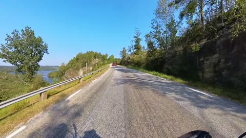 A random drive with a Suzuki SV650 in Västra Götaland, Sweden in July 2024.