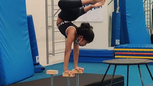 My Daughters' contortion warm-up exercise/routine