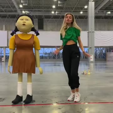 Squid game trend on Tik Tok