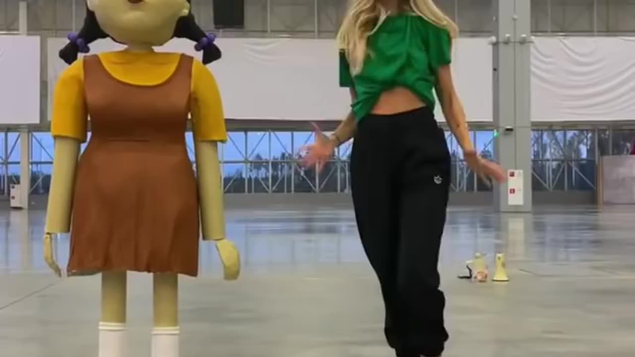 Squid game trend on Tik Tok