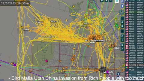 Bird Mafia Utah Airplane Invasion Spy Warfare - Dec 5th 2023 -