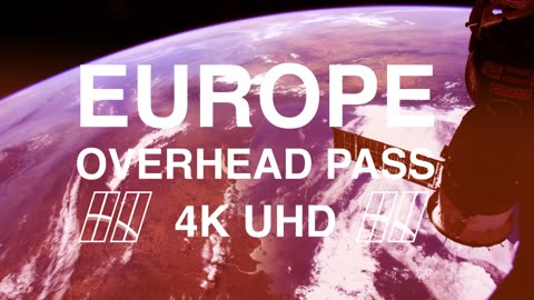 europe from space in 4k