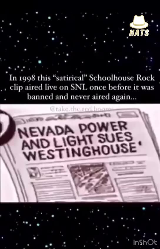 Banned Schoolhouse Rock Clip About Mainstream Media (1998)