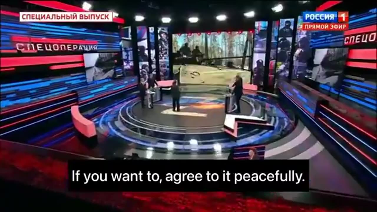 State-owned Russia-1 TV host Olga Skabeyeva says “Russia will go ‘till the end’