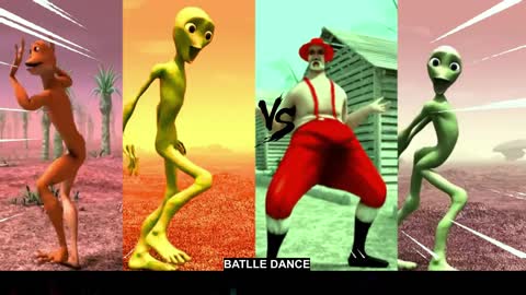 Alien dance VS Funny alien VS Dame tu cosita VS Funny alien dance VS Green alien dance VS Dance