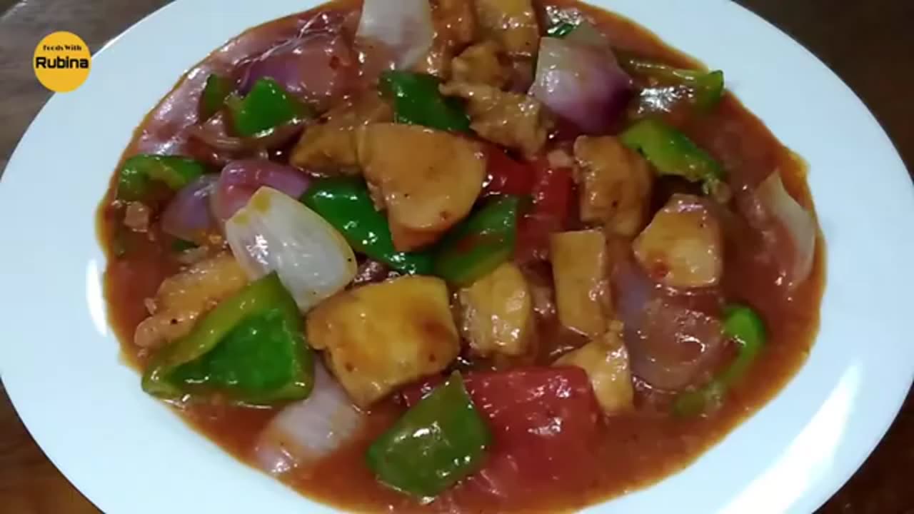 Chicken Shashlik With Gravy - Chicken Shashlik Restaurant Style