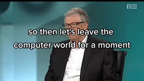 Bill Gates caught in corner...