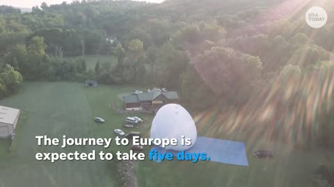 Adventurers preparing to cross the Atlantic in a hydrogen balloon | USA TODAY