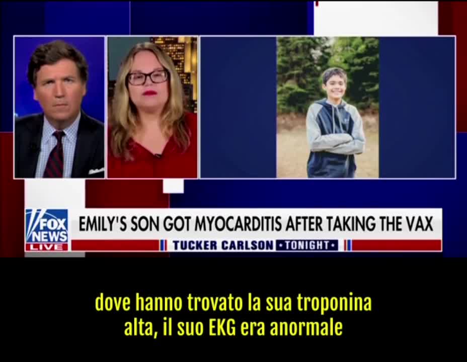 Un ragazzo di 14 anni ha sviluppato una miocardite dopo la seconda dose di 'vaccino'.