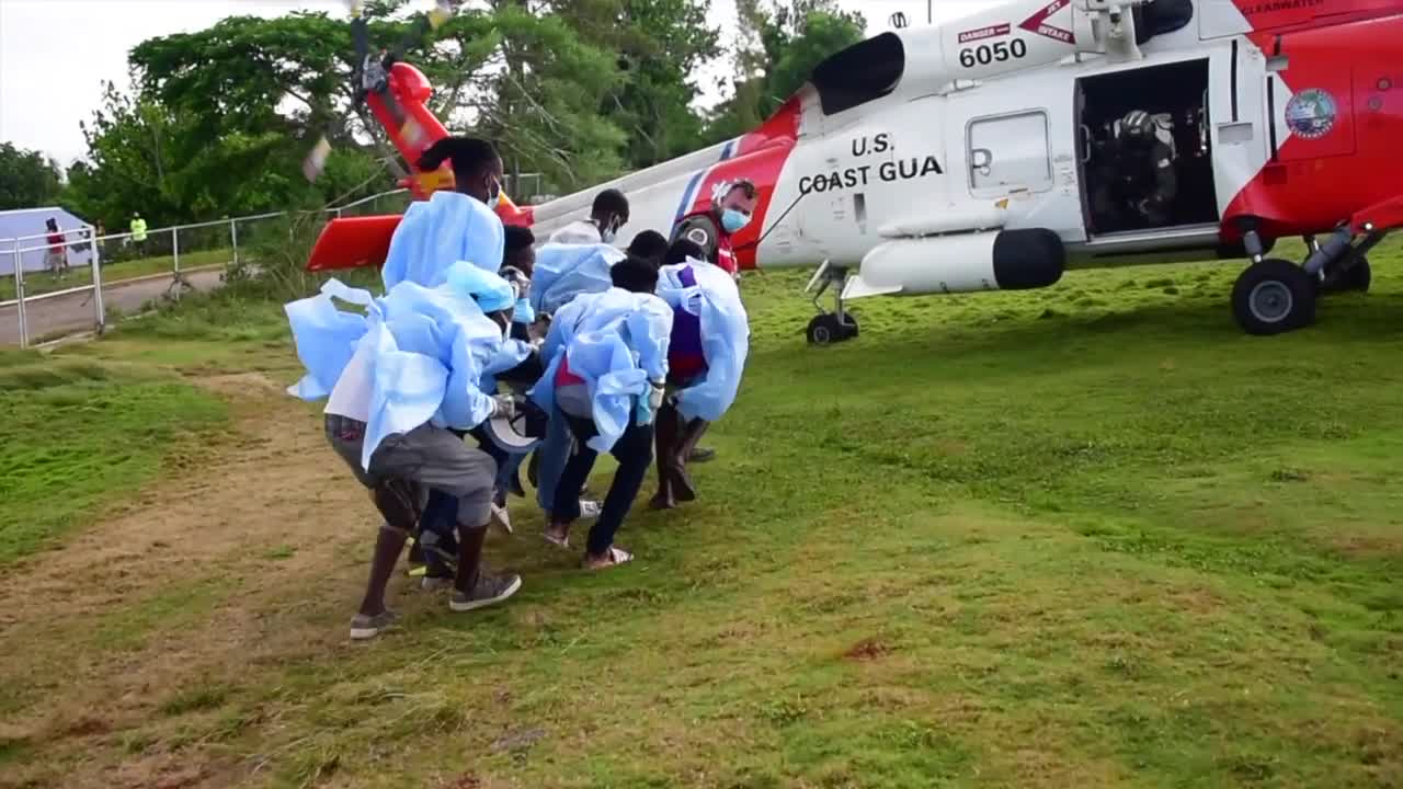 Coast Guard responds to Haiti for humanitarian aid following 7.2 earthquake