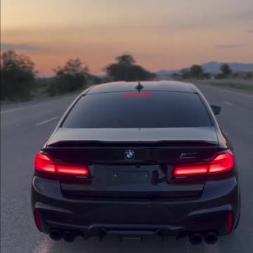 Lightning fast shifts - M5 F90 #car #supercar #fast #sedan #black #bmw #m5 #f90 #lightning #speed