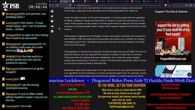 2022-02-16 20:00 EST - Modern Day America: with LC Mac